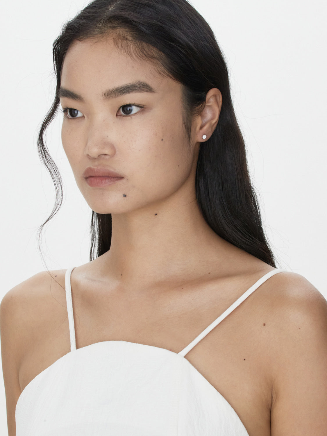 Wrapped Diamond 4 Prong Stud Earrings (2.0ct)